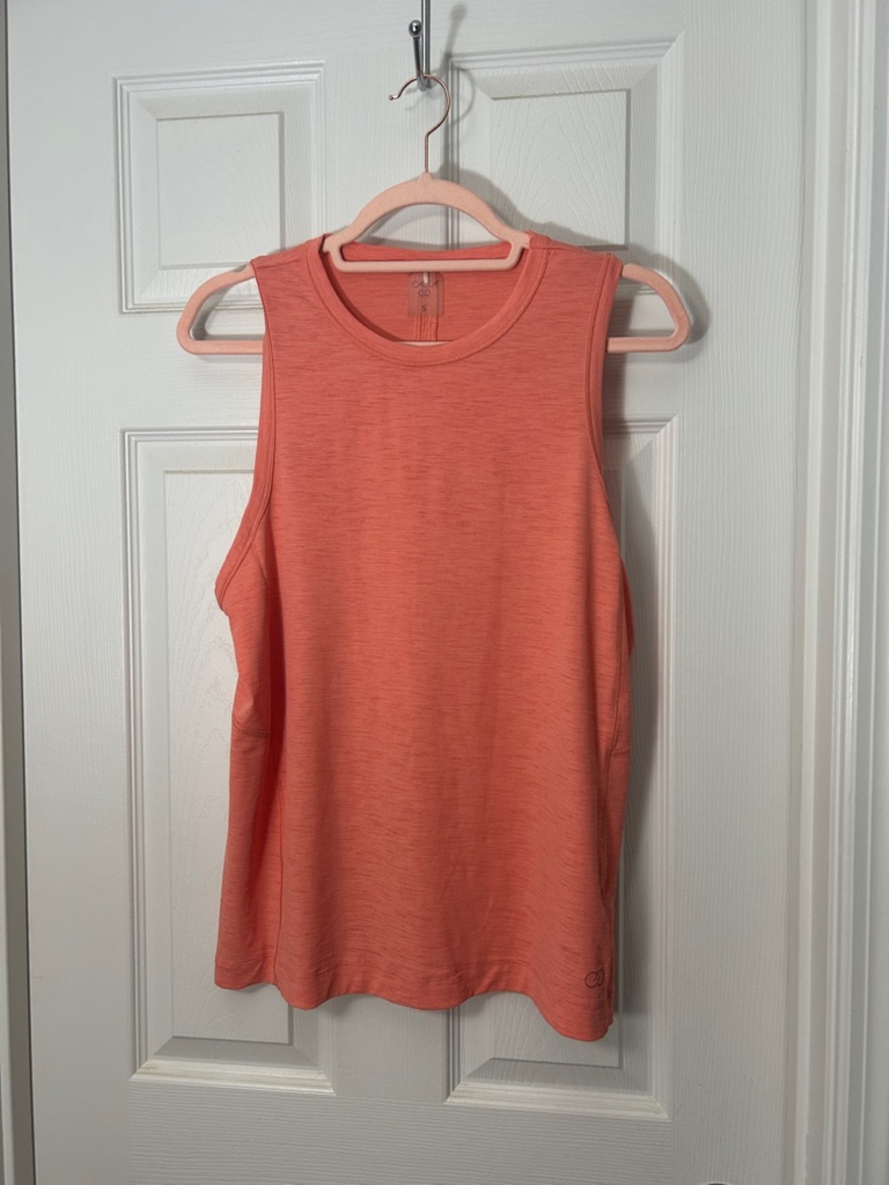 CALIA Women’s Split back Muscle Tank in Lively Coral Size Small